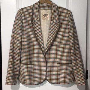 Vintage Hermès Suede Trim Blazer Size 44/ US Med